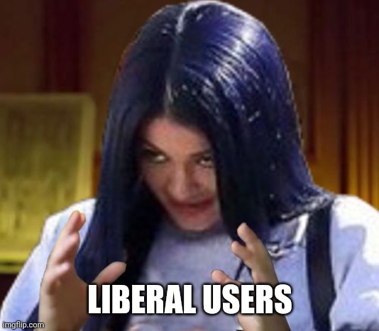 Kylie Aliens | LIBERAL USERS | image tagged in kylie aliens | made w/ Imgflip meme maker