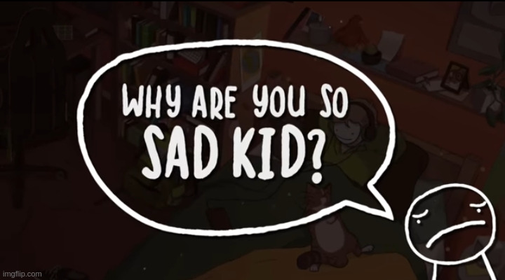 Why are you so sad kid | image tagged in why are you so sad kid | made w/ Imgflip meme maker