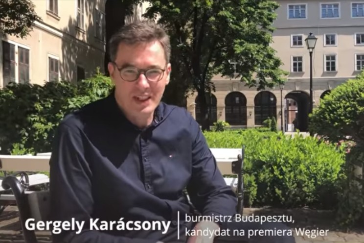 Gergely Karácsony speaks English Blank Meme Template