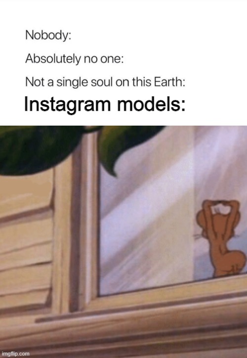 Instagram models: | image tagged in instagram | made w/ Imgflip meme maker