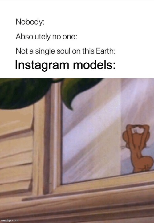 Instagram models: | made w/ Imgflip meme maker