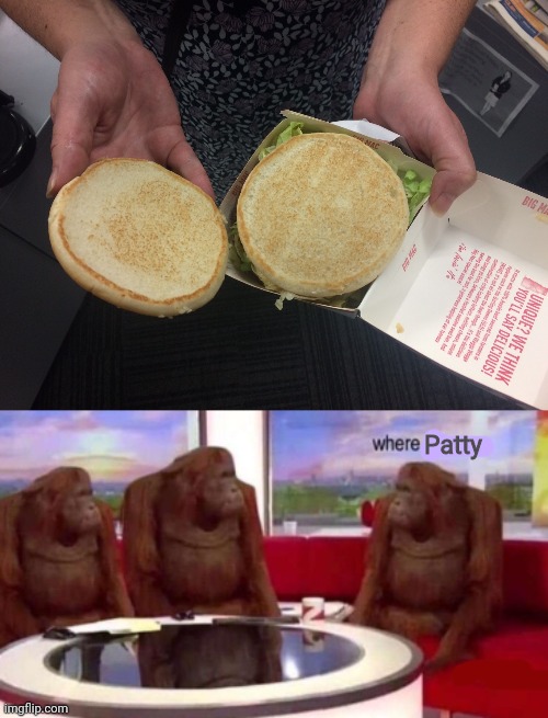 Patty | image tagged in where banana blank | made w/ Imgflip meme maker