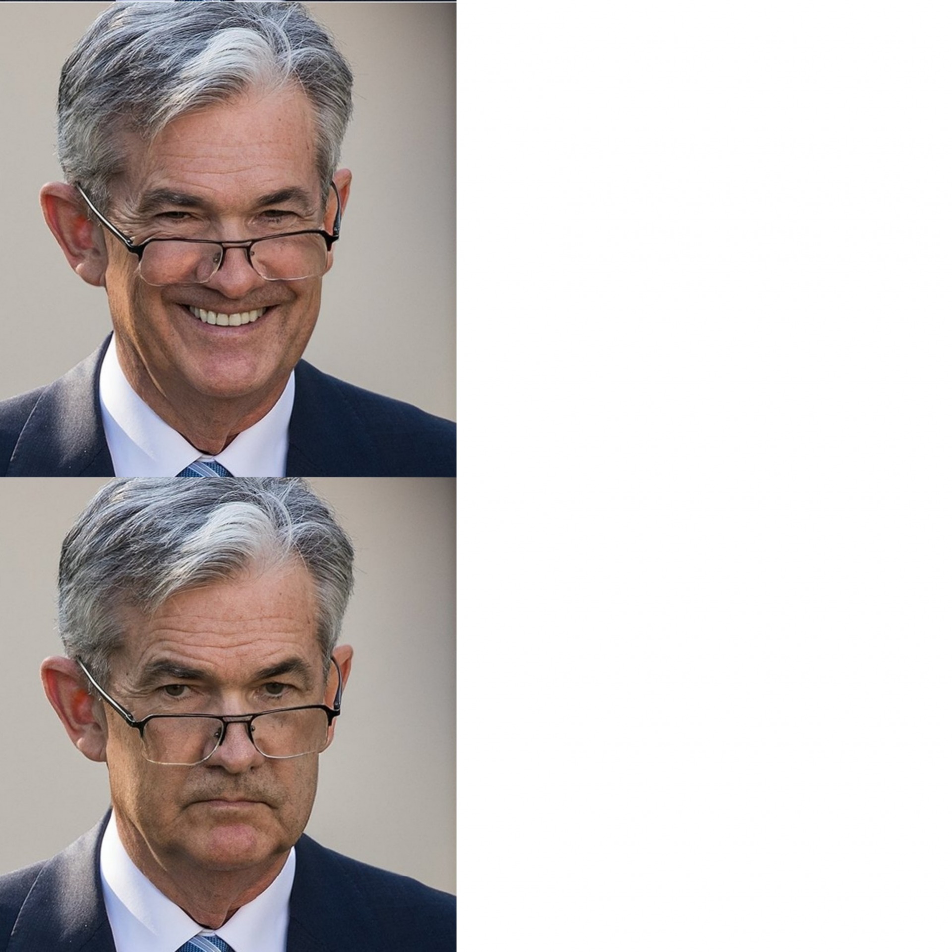 Jerome Powell GME Blank Meme Template