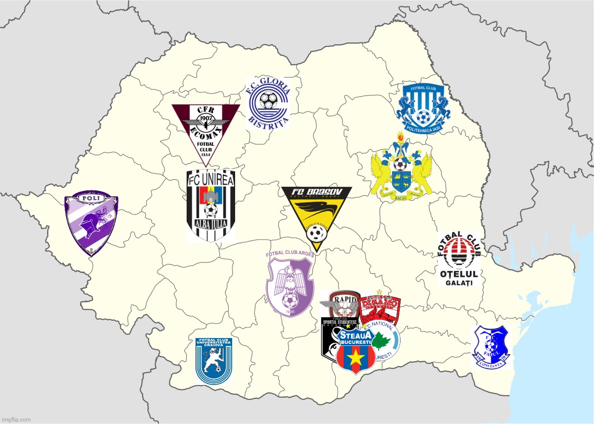 Romania Divizia A (Liga 1) 2004-2005 | image tagged in fotbal,liga 1,steaua,dinamo,rapid,memories | made w/ Imgflip meme maker