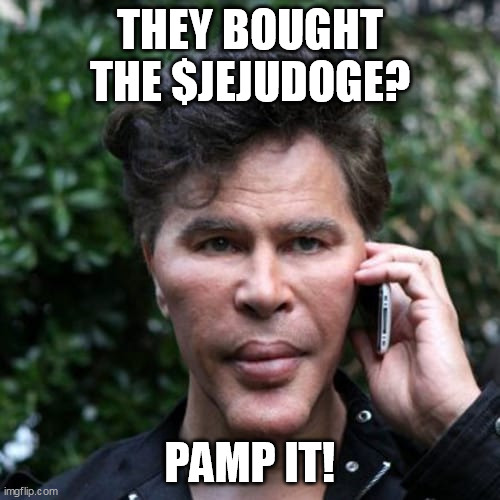 $JeJuDoge | THEY BOUGHT THE $JEJUDOGE? PAMP IT! | image tagged in bogdanoff phone,jejudoge,doge | made w/ Imgflip meme maker