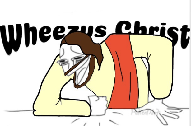 High Quality Wheesus Christ Blank Meme Template