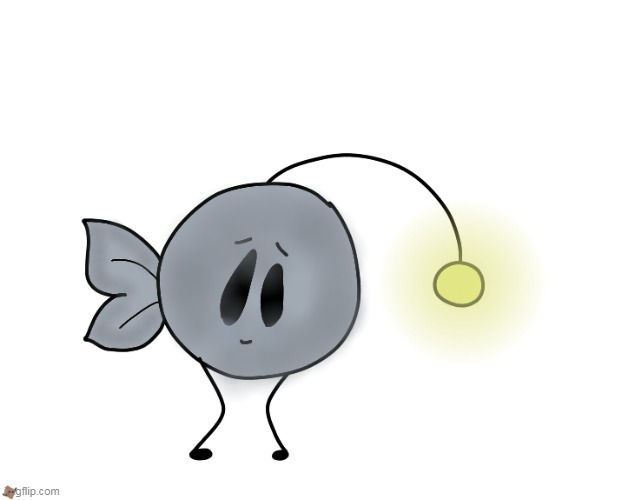 Anglerfish, one of the several Object show Ocs i made. | made w/ Imgflip meme maker