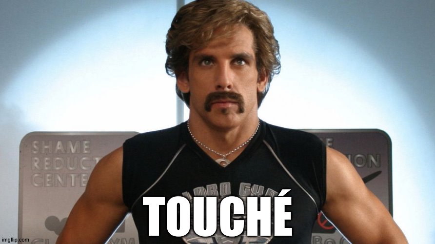 Globo Gym | TOUCHÉ | image tagged in globo gym | made w/ Imgflip meme maker