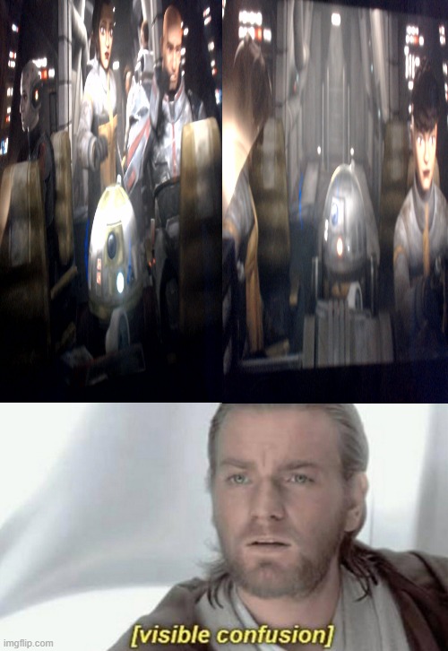image tagged in visible confusion,star wars | made w/ Imgflip meme maker