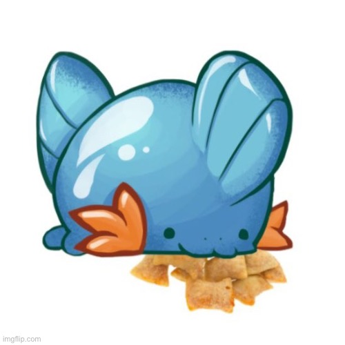 Enjoy | image tagged in mudkip totino | made w/ Imgflip meme maker