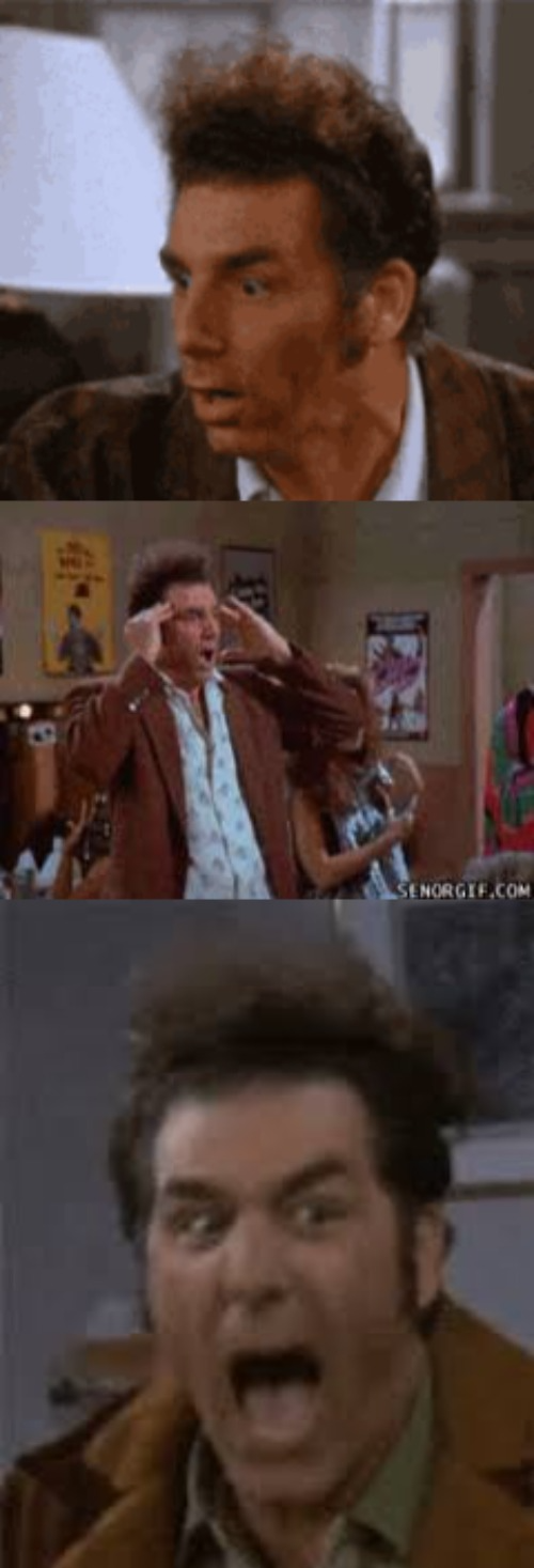 Kramer Mind Blown Blank Meme Template