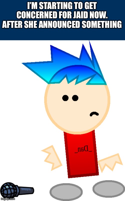 _Dan_ fail | I’M STARTING TO GET CONCERNED FOR JAID NOW. AFTER SHE ANNOUNCED SOMETHING | image tagged in _dan_ fail | made w/ Imgflip meme maker