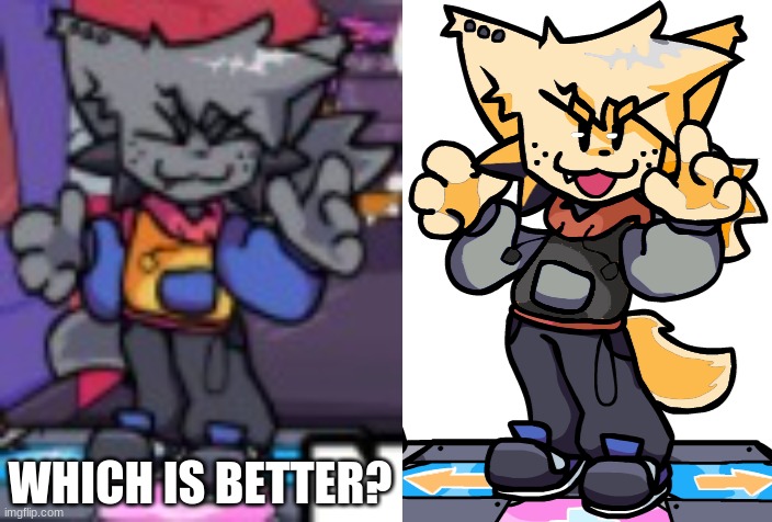 other than kapi's shitty resolution | WHICH IS BETTER? | image tagged in horny kapi,theonlyrandomdoggo nyaw sorry | made w/ Imgflip meme maker