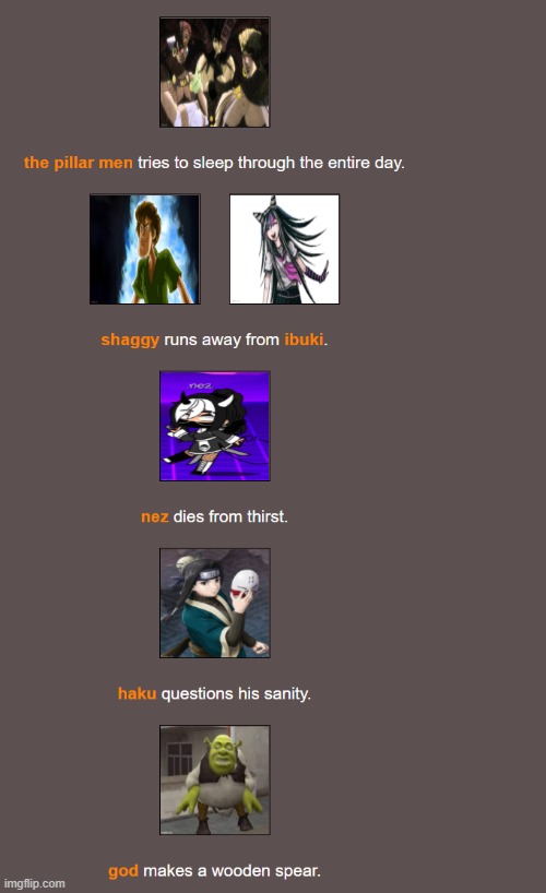 haku: what is life? | image tagged in xd,hunger games noose | made w/ Imgflip meme maker