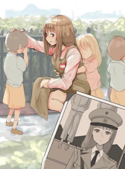 High Quality Anime Girl War Criminal Blank Meme Template