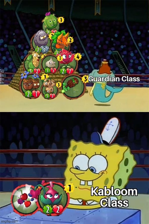 we have a plant that goes: when damage is dnts health/strengh.elt doubble this pla | made w/ Imgflip meme maker