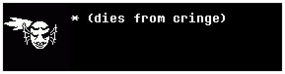 Undyne the Undying dies from cringe Blank Meme Template