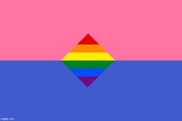 decided to make my own take on the straight ally flag | made w/ Imgflip meme maker