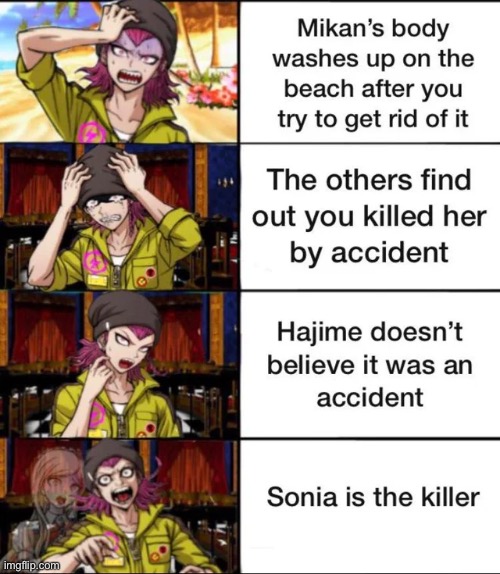 When the girl u simp for is a killer | made w/ Imgflip meme maker