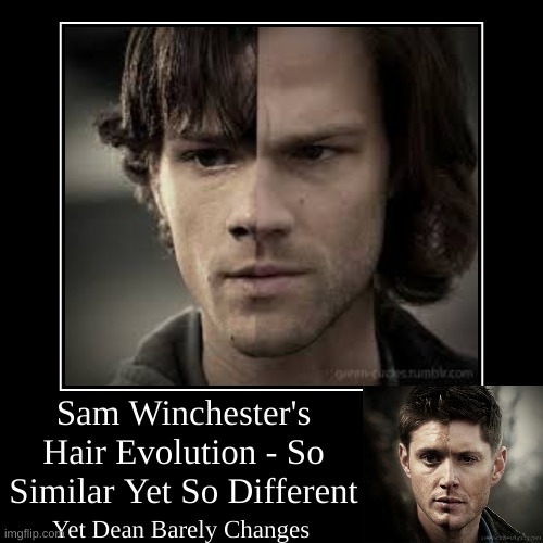 Sam Winchester vs Dean Winchester | image tagged in funny,demotivationals,sam winchester,dean winchester,supernatural | made w/ Imgflip demotivational maker
