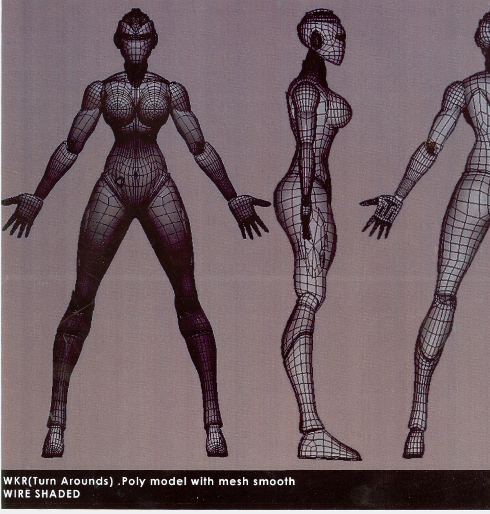 Fembot Layout 3 Blank Meme Template