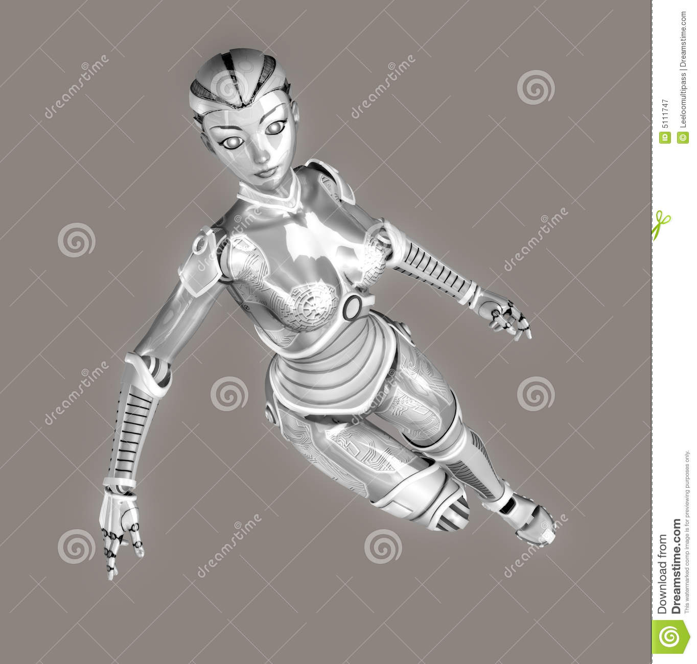 Otherworldly Fembot 9 Blank Meme Template