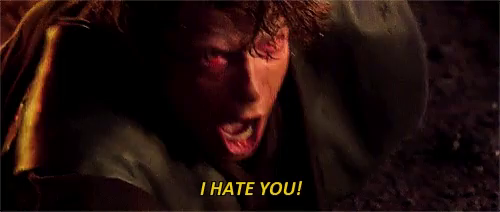 anakin i hate you with subtitle Blank Meme Template