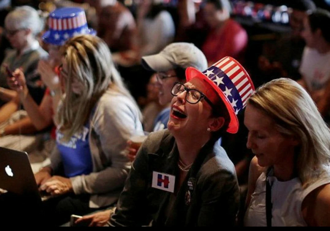 High Quality Ugly crying 5 Hillary supporters Blank Meme Template