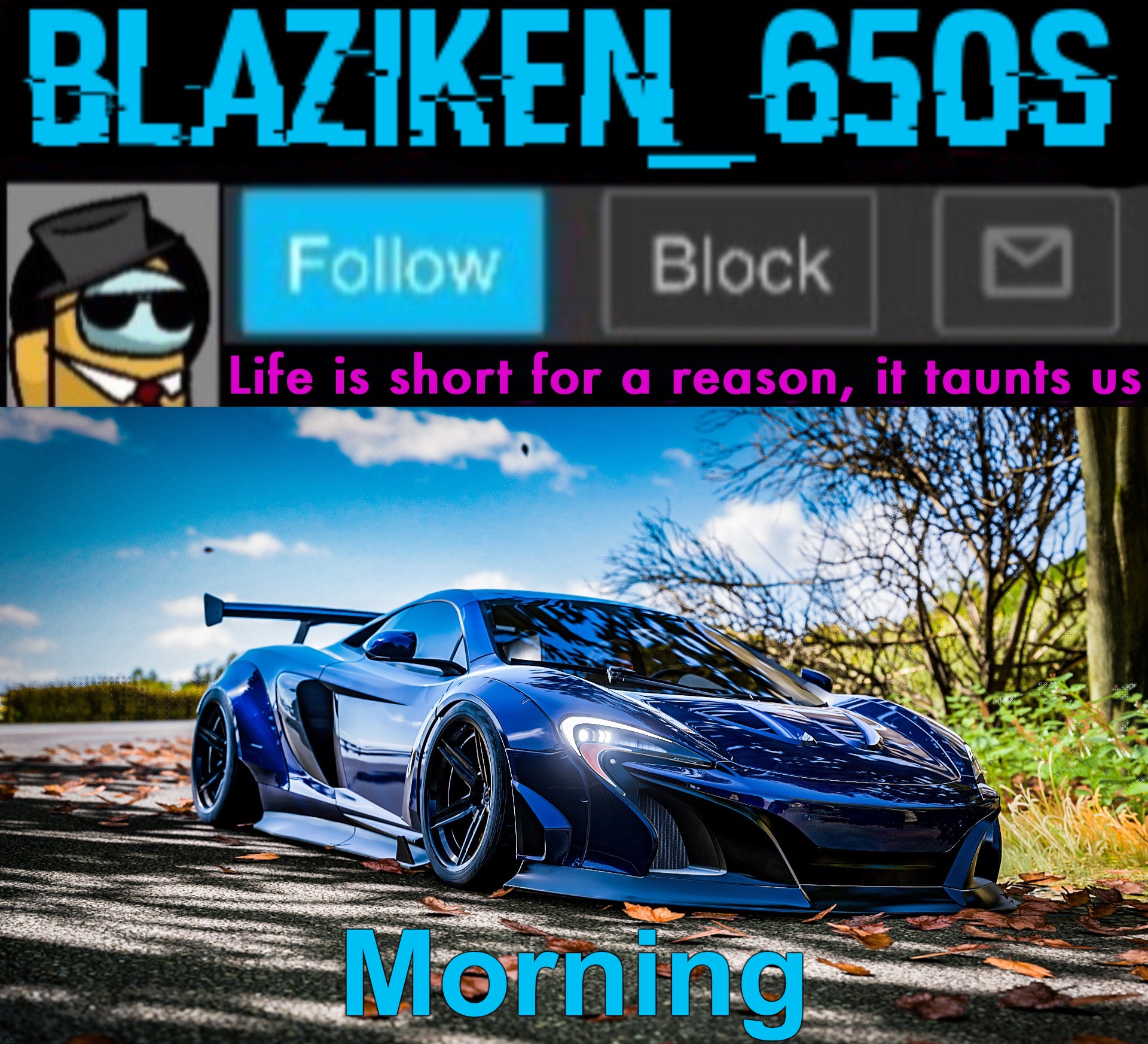Blaziken_650s announcement template V7 (1080p) | Morning | image tagged in blaziken_650s announcement template v7 1080p | made w/ Imgflip meme maker