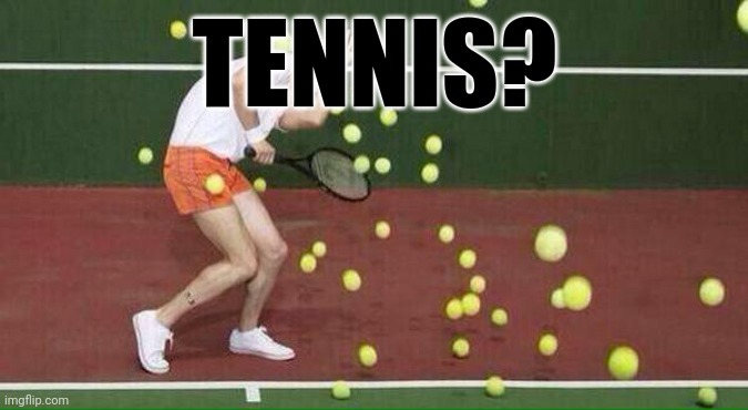 tennis | TENNIS? | image tagged in tennis | made w/ Imgflip meme maker