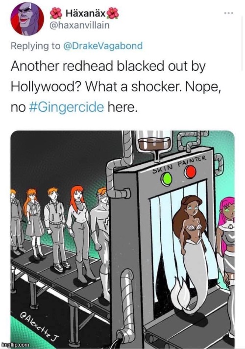 No idea but I laughed | image tagged in gingercide | made w/ Imgflip meme maker