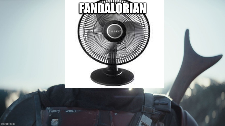 Fandalorian | FANDALORIAN | image tagged in the mandalorian,fan | made w/ Imgflip meme maker