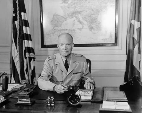 Dwight Eisenhower Blank Meme Template