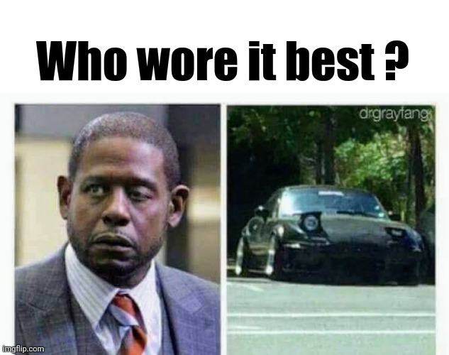 Forest Whitaker always plays weirdos | Who wore it best ? | image tagged in blank white template,forest,good morning vietnam,species,movies,weird | made w/ Imgflip meme maker