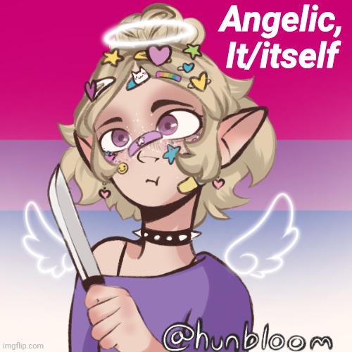 Angelic | Angelic, It/itself | made w/ Imgflip meme maker