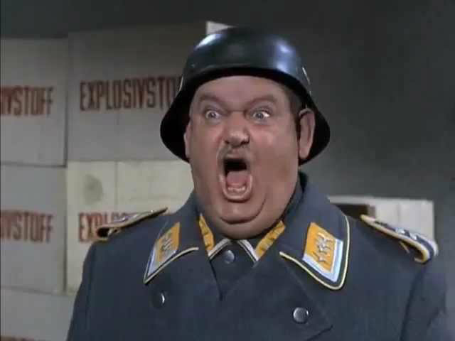 High Quality Schultz from Hogan's Heroes Blank Meme Template
