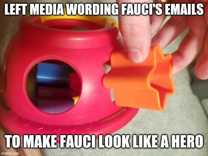 incompatible | LEFT MEDIA WORDING FAUCI'S EMAILS; TO MAKE FAUCI LOOK LIKE A HERO | image tagged in incompatible | made w/ Imgflip meme maker