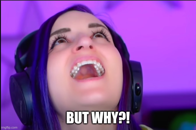"But why?!" did i make this? | BUT WHY?! | image tagged in but why,laurenzside,youtube,meme | made w/ Imgflip meme maker
