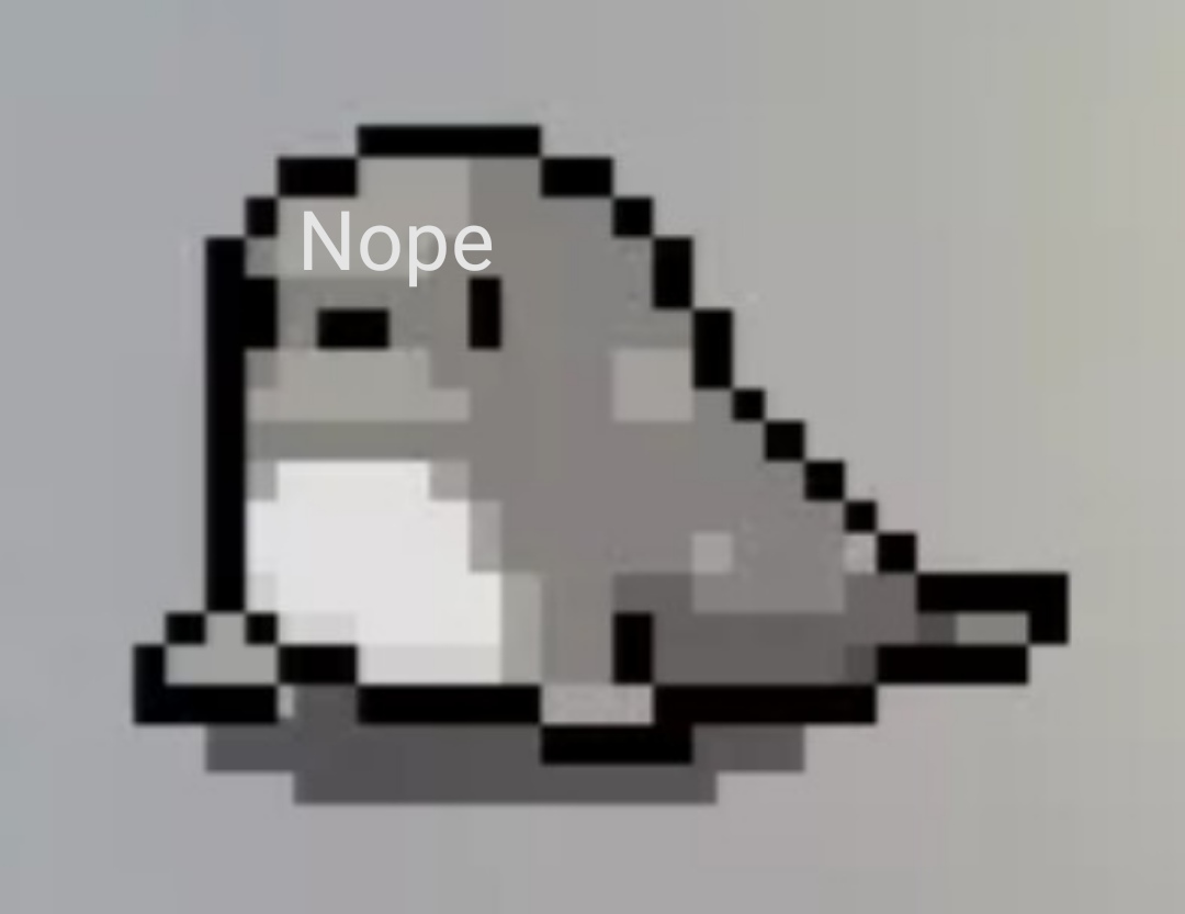 High Quality Nope Seal Blank Meme Template