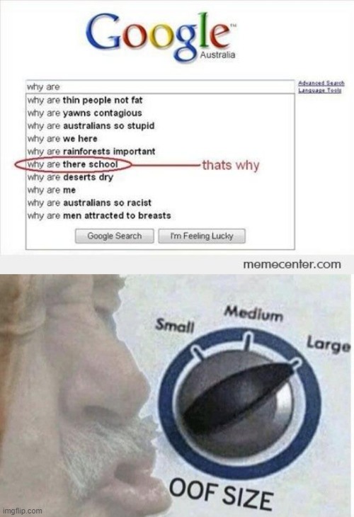 image tagged in oof size large | made w/ Imgflip meme maker