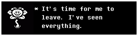 Flowey's seen everything Blank Meme Template