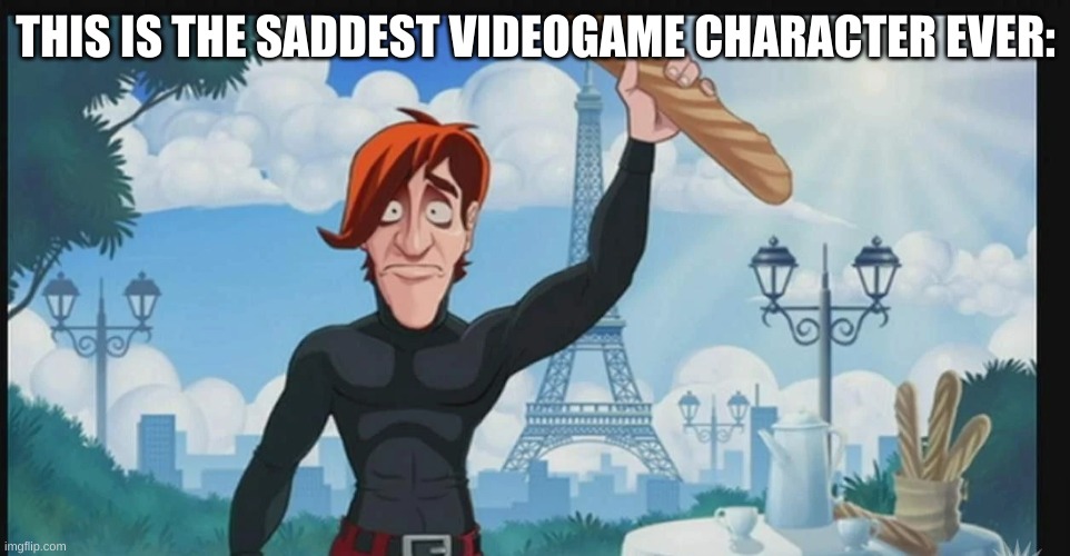 Je mappelle Glass Joe | THIS IS THE SADDEST VIDEOGAME CHARACTER EVER: | made w/ Imgflip meme maker