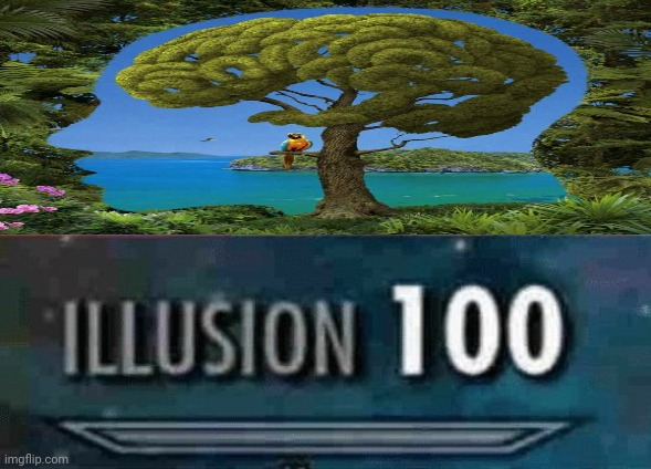 Brainy tree optical illusion | image tagged in illusion 100,memes,funny,optical illusion,brain,tree | made w/ Imgflip meme maker