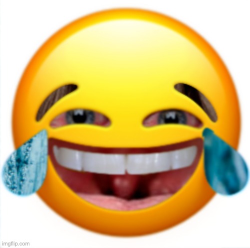 oh hell naw | image tagged in laughing,emoji | made w/ Imgflip meme maker