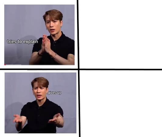 High Quality jackson wang Blank Meme Template