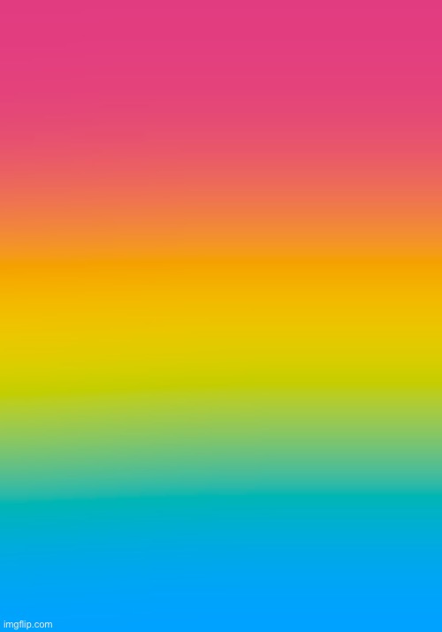 Day 6 of flags as gradients: Pansexual flag! :D | made w/ Imgflip meme maker