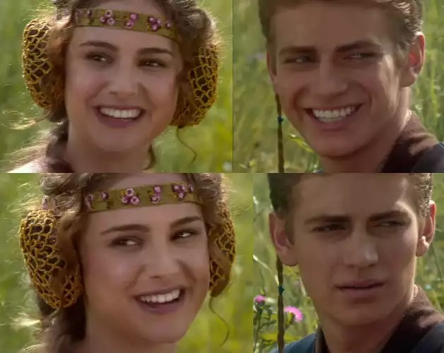 Reverse Anakin and Padme Blank Template Imgflip