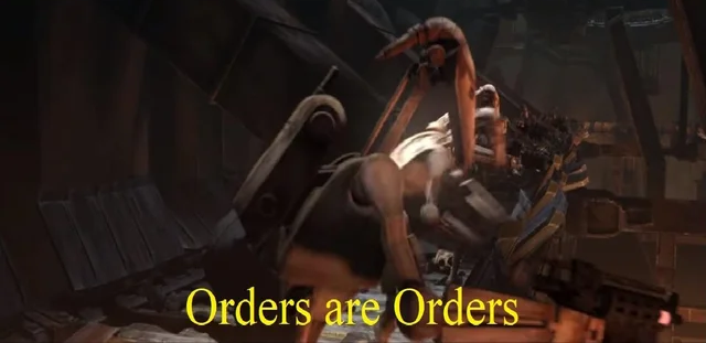 Orders are Orders Blank Meme Template