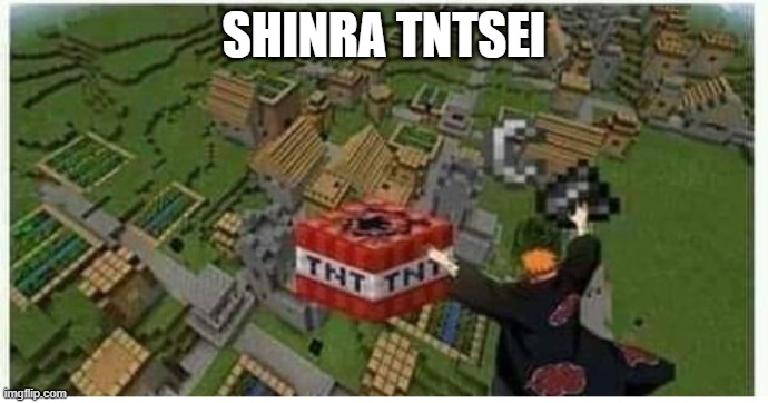 Epic gamer moves. | SHINRA TNTSEI | image tagged in pain with tnt | made w/ Imgflip meme maker