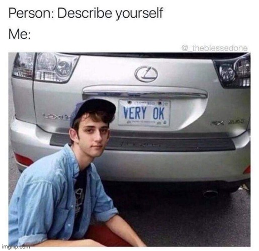 Very very ok... | image tagged in memes,lol,ok,funny,cars,oh wow are you actually reading these tags | made w/ Imgflip meme maker